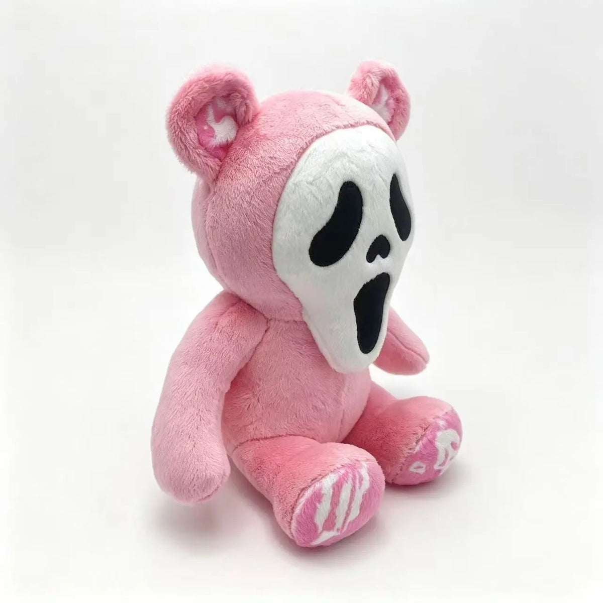 Spooky Ghost Bear Plush – Soft & Fluffy Halloween Stuffed Toy, Creepy-Cute Decor & Gift