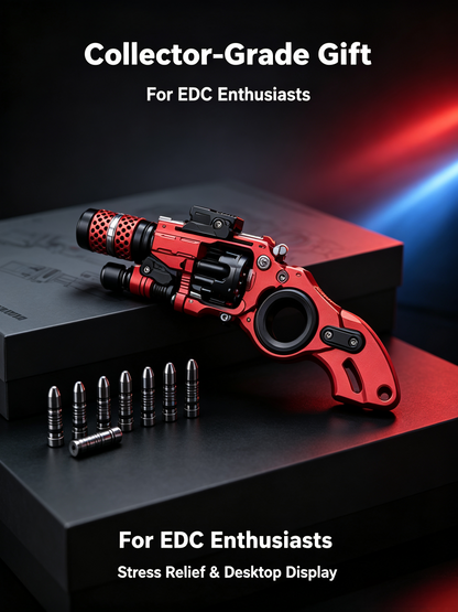 CNC Metal Mechanical Fidget Toy – Interactive Stress Relief Desk Collectible