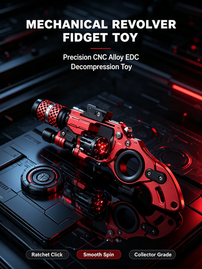 CNC Metal Mechanical Fidget Toy – Interactive Stress Relief Desk Collectible